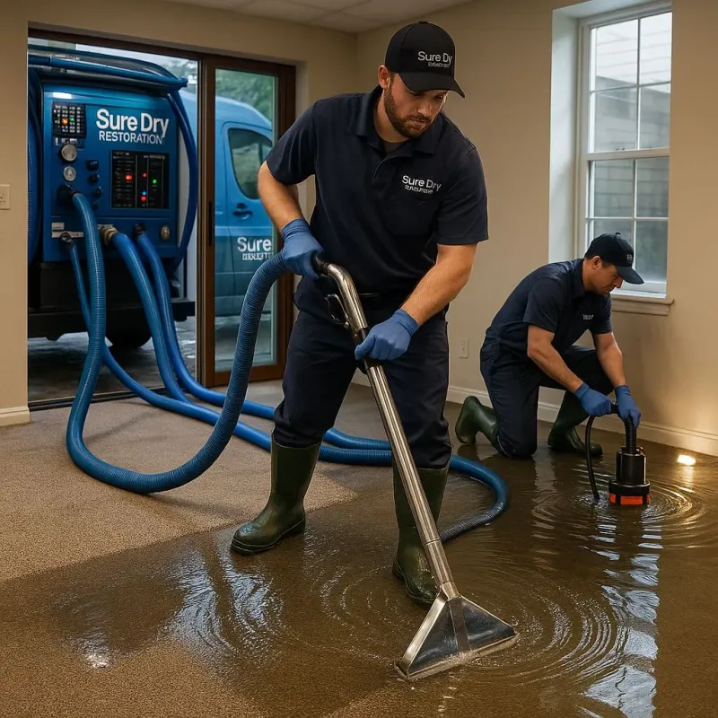 Water Extraction and Removal process in Grandview, TX